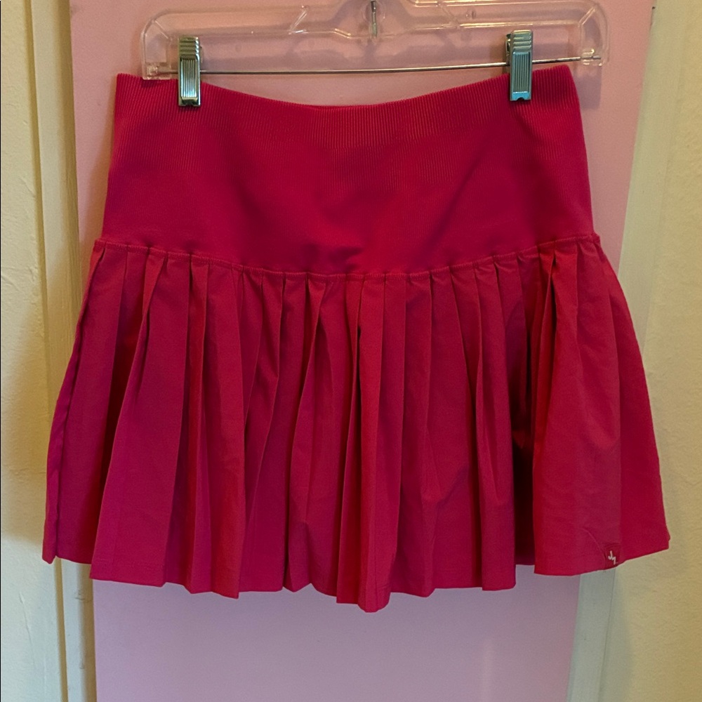 JoyLab Vibrant Pink Mini Tennis Skirt